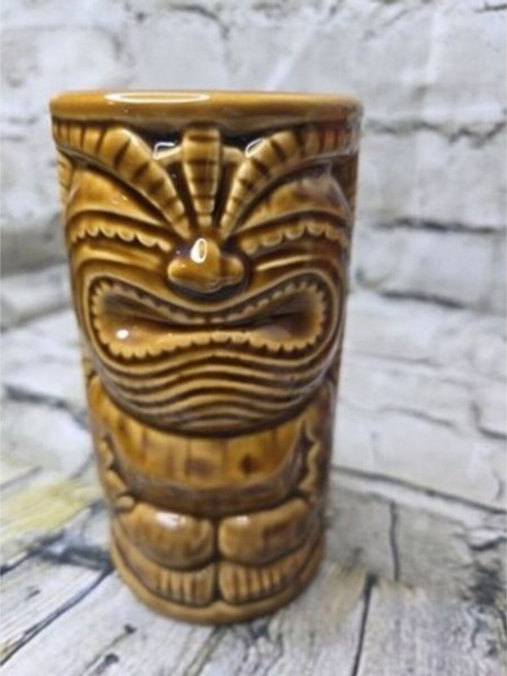 2010 KC Germaine's Luau Hawaii Tiki 6" Ceramic Mug Cup